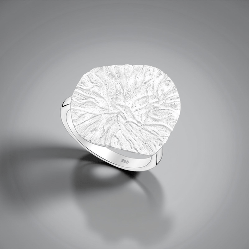 Ring Touch - Sterling Silver Elegant Minimalist Ring